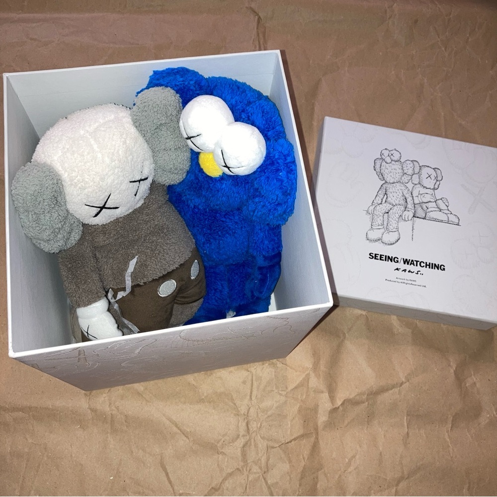 KAWS seeing watching plush